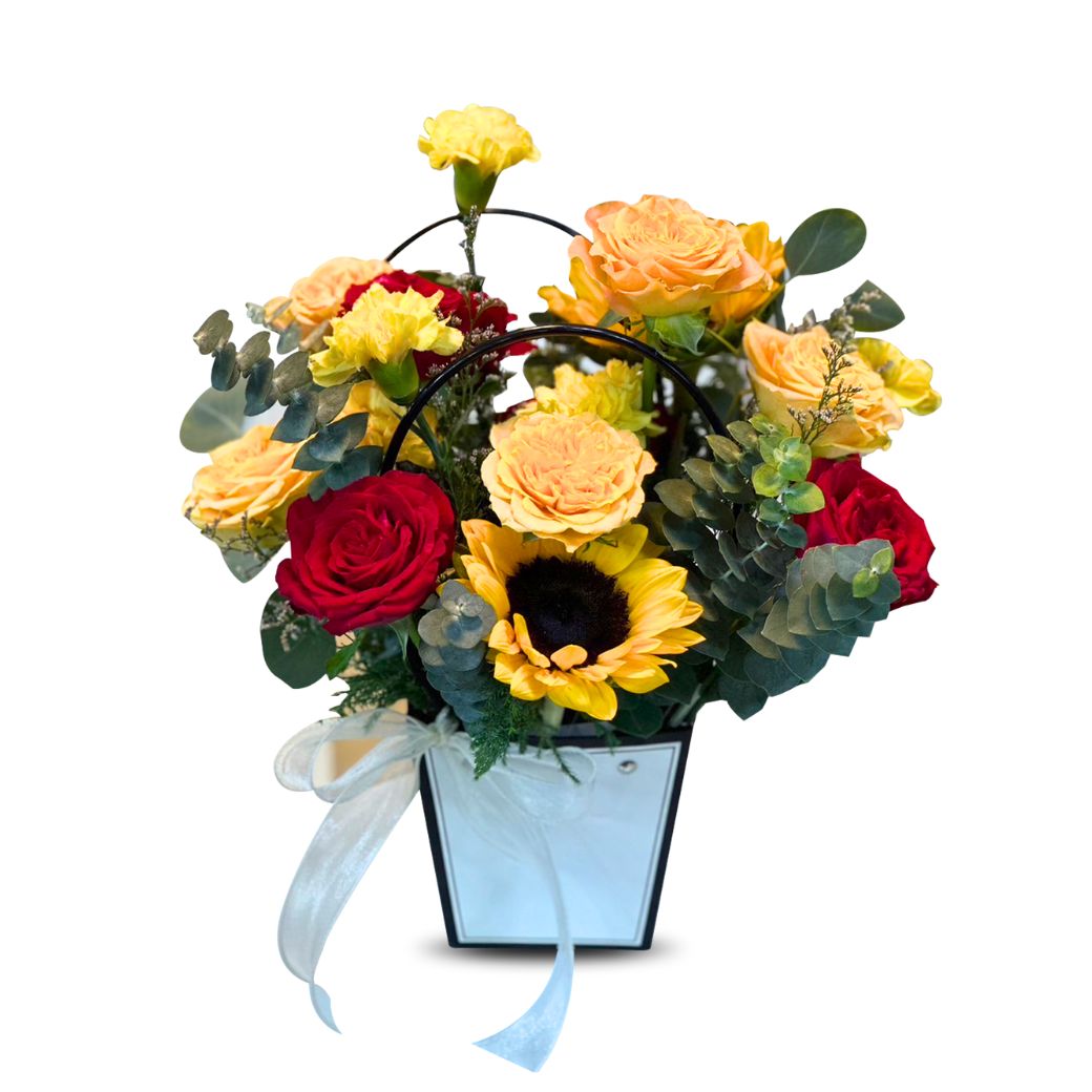 "Trust Me" Basket of Flowers