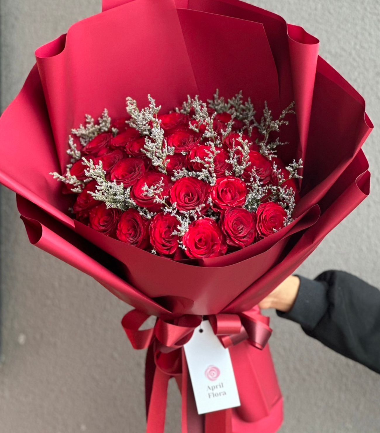 "My Heart" Large Bouquet Of 30 Red Roses