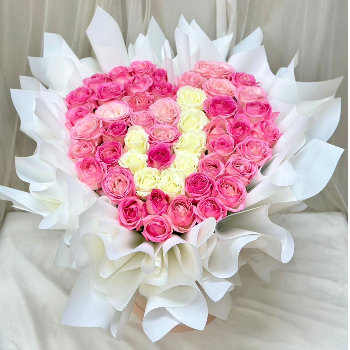 Customized 'Heart You' Flower Box