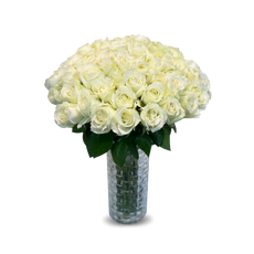 แจกันดอกไม้ รักที่ยิ่งใหญ่ Elegant White Roses