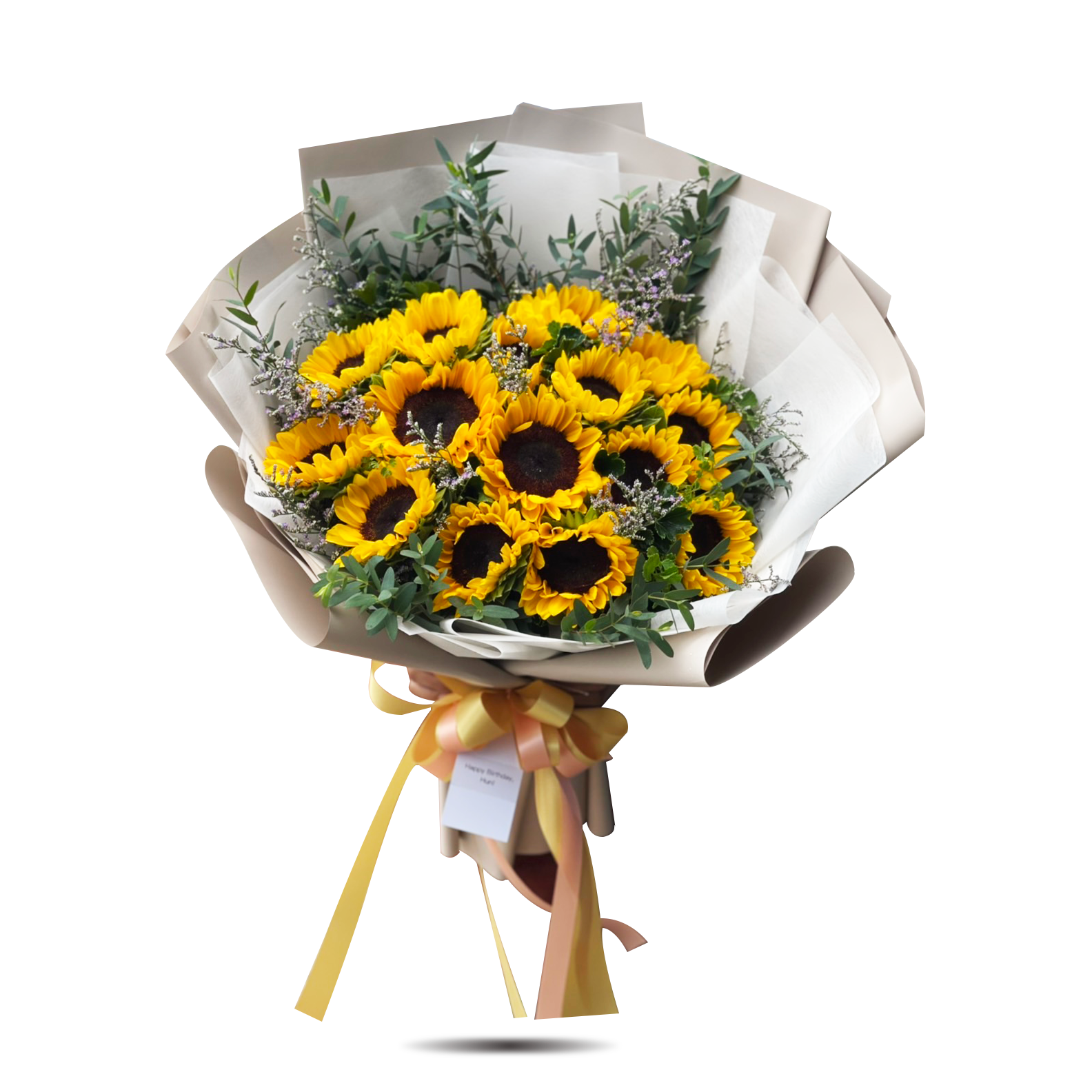 "Sun Shining" Bouquet Of Sunflowers