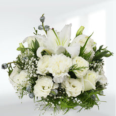แจกันดอกไม้ Peaceful White